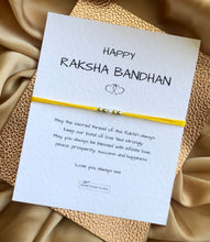 Load image into Gallery viewer, Note of Love Simple Pearl Rakhi / Rakhri
