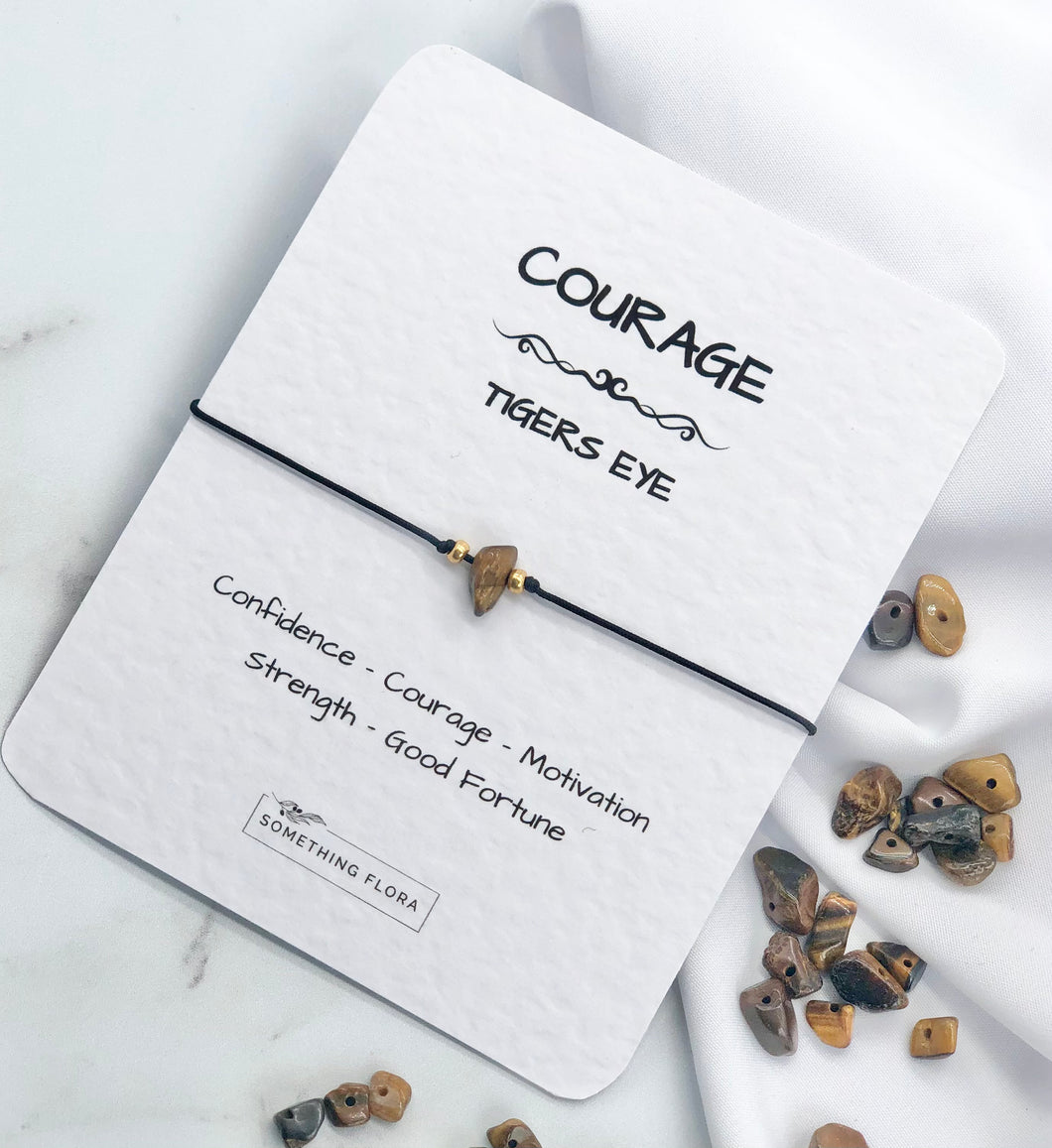 Courage Tigers Eye Bracelet