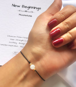 New Beginnings Moonstone Bracelet