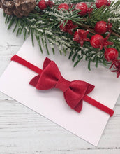 Load image into Gallery viewer, Christmas Red Velvet Bow
