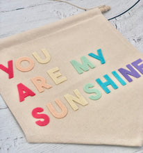 Load image into Gallery viewer, You Are My Sunshine Wall Banner
