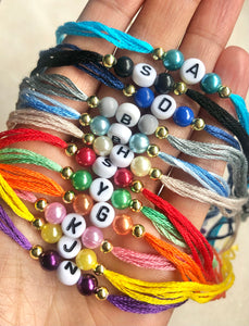 Sisters Note of Love Personalised Initial Rakhi / Rakhri