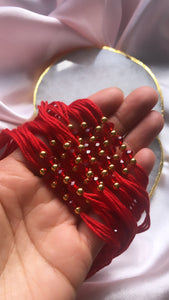 Wedding Ganneh - Ganna / Mauli Red Thread