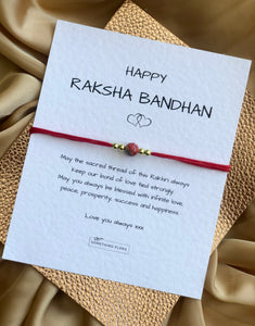 Note of Love Marble Effect Rakhi / Rakhri