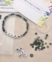 Load image into Gallery viewer, Black 2 Tone - DIY Personalised Bracelet Kit
