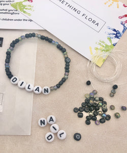 Black 2 Tone - DIY Personalised Bracelet Kit