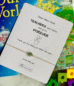 Teachers plant Seeds that grow Forever