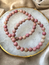 Load image into Gallery viewer, Pink Rhodonite Bracelet
