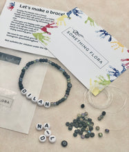 Load image into Gallery viewer, Black 2 Tone - DIY Personalised Bracelet Kit
