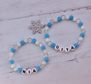 Frozen Inspired Personalised Bracelet