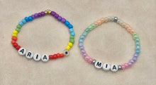 Load image into Gallery viewer, Mini Beads Personalised Bracelet - Rainbow
