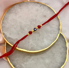 Load image into Gallery viewer, Wedding Ganneh - Ganna / Mauli Evil Eye Red Thread
