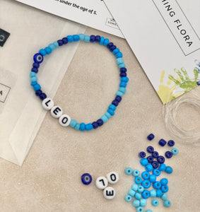 Blue Ombre - DIY Personalised Bracelet Kit
