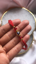 Load image into Gallery viewer, Wedding Ganneh - Ganna / Mauli Evil Eye Red Thread
